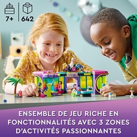 LEGO 41708 Friends La Salle d’Arcade Roller Disco: Jeu Amusant à Heartlake City, Expérience de Bowling, Mini-Poupées, Stimule