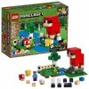 LEGO Minecraft The Wool Farm 21153 Building Kit, New 2019 260 Pieces 