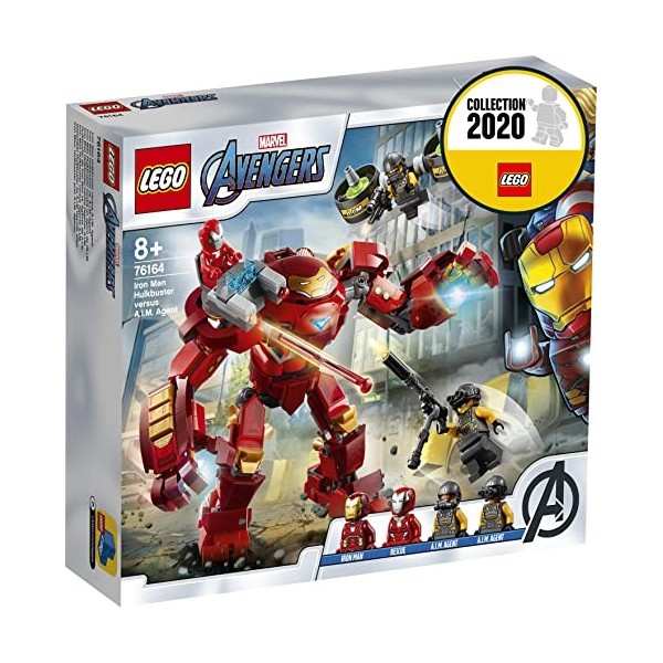 LEGO 76164 Super Heroes Marvel Avengers Iron Man Hulkbuster Contre Un Agent de l’A.I.M.