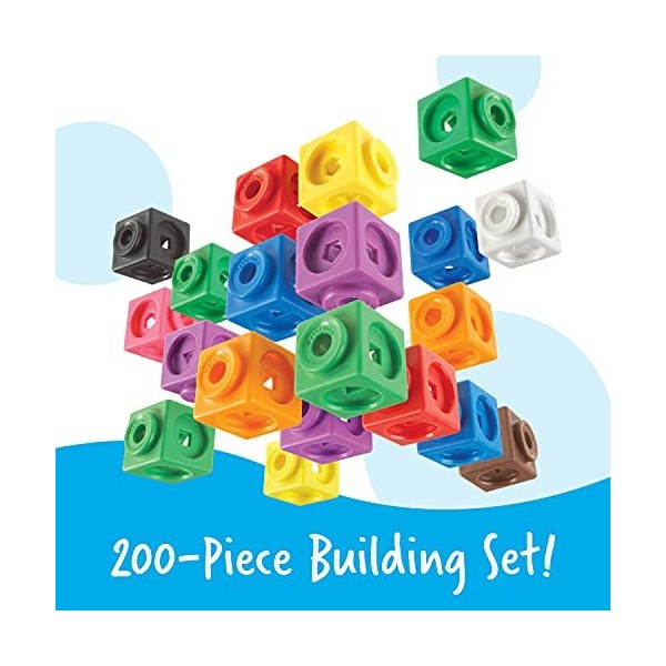 Cubes de construction MathLink de Learning Resources