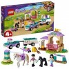 LEGO 41441 Friends Le Dressage de Chevaux et la remorque, Figurine Cheval Enfants 4 Ans et Plus