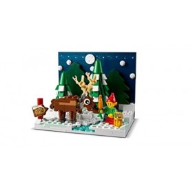 LEGO Exklusiv Set Vorgarten des Weihnachtsmanns Limitiert 317 Teile