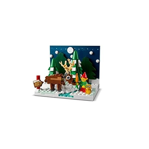 LEGO Exklusiv Set Vorgarten des Weihnachtsmanns Limitiert 317 Teile