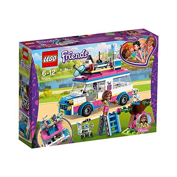 LEGO®-Friends Le véhicule de mission dOlivia Jouet pour Fille et Garçon à Partir de 6 Ans et Plus, 223 Pièces 41333