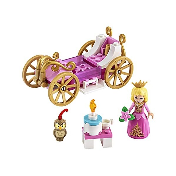 LEGO Disney Princess, Le carrosse Royal dAurore, Ensemble de Jeu, Jeu de la Belle au Bois Dormant, 99 pièces, 43173