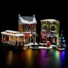 BRIKSMAX Kit d’éclairage à LED pour Lego Icons La Grande Rue décorée pour Les fêtes - Compatible with Lego 10308 Blocs de Con