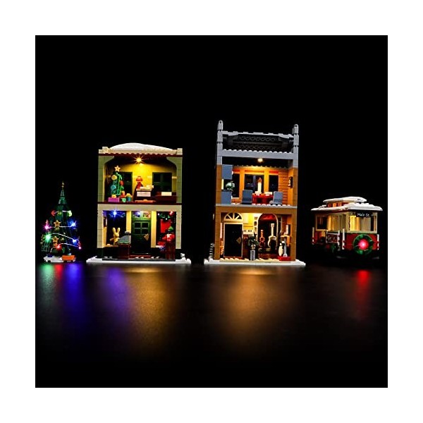 LEGO 10308 - La grande rue décorée pour les fête…