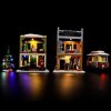 BRIKSMAX Kit d’éclairage à LED pour Lego Icons La Grande Rue décorée pour Les fêtes - Compatible with Lego 10308 Blocs de Con