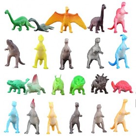 Lot de 72 Jouets Mini Dinosaures, Monde Animal Dinosaure Jouets Concurrence pour Garçons Tasse de Papier Haute de Gamme Souve