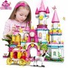 HOGOKIDS Jouets de Construction de Tige de château pour Filles: 998 PCS Ensemble de Construction 5-en-1 Grand Jouet de Constr