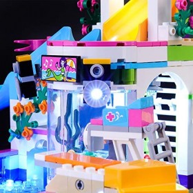 BRIKSMAX Kit de LED pour Lego Friends La Piscine dHeartlake City,Compatible avec la Maquette Lego 41313, La Maquette de Cons