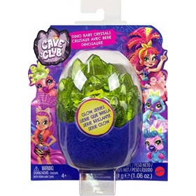 Cave Club Œuf Enchanté Phosphorescent, figurine bébé dinosaure et surprises incluses, modèle aléatoire, jouet pour enfant, GV