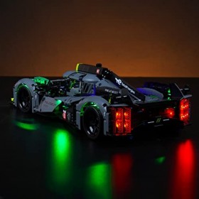 Kit déclairage LED pour Lego 42156 Technic Peugeot 9X8 24H Le Mans Hybrid Hypercar Pas Un modèle Lego , Kit déclairage déc