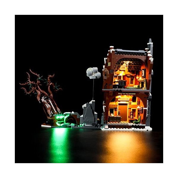BRIKSMAX Kit d’éclairage à LED pour Lego Harry Potter La cabane hurlante et Le Saule cogneur - Compatible with Lego 76407 Blo