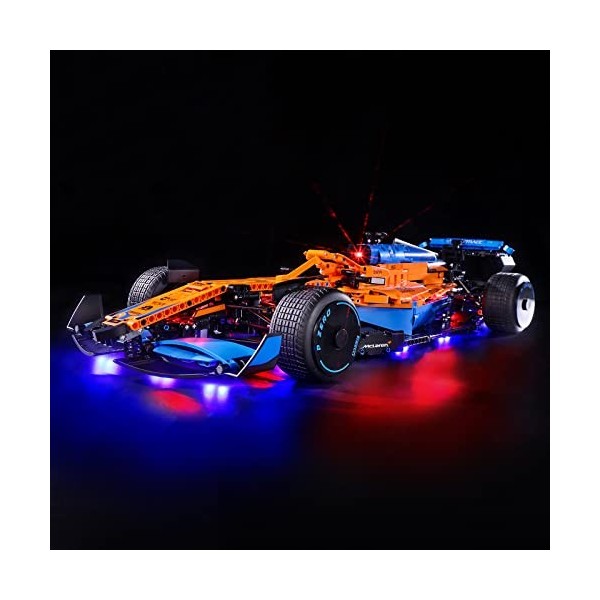 YEABRICKS LED Lumière pour Lego-42141 Technic McLaren Formula 1 Race Car Modèle de Blocs de Construction Ensemble Lego Non I
