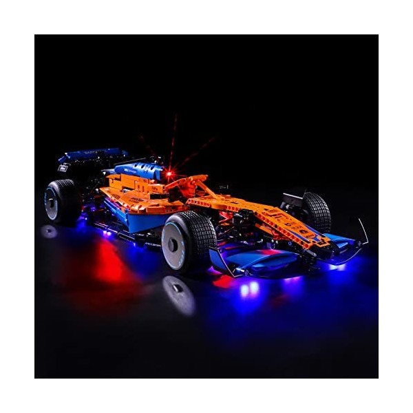 YEABRICKS LED Lumière pour Lego-42141 Technic McLaren Formula 1 Race Car Modèle de Blocs de Construction Ensemble Lego Non I