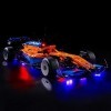 YEABRICKS LED Lumière pour Lego-42141 Technic McLaren Formula 1 Race Car Modèle de Blocs de Construction Ensemble Lego Non I