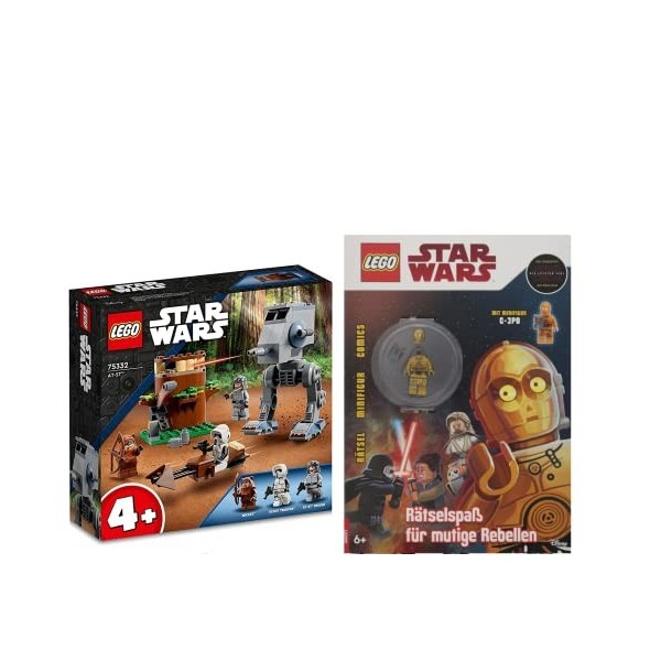 Kit Lego Star Wars : at-ST 75332 + puzzle Star Wars pour les rebelles courageux couverture souple 