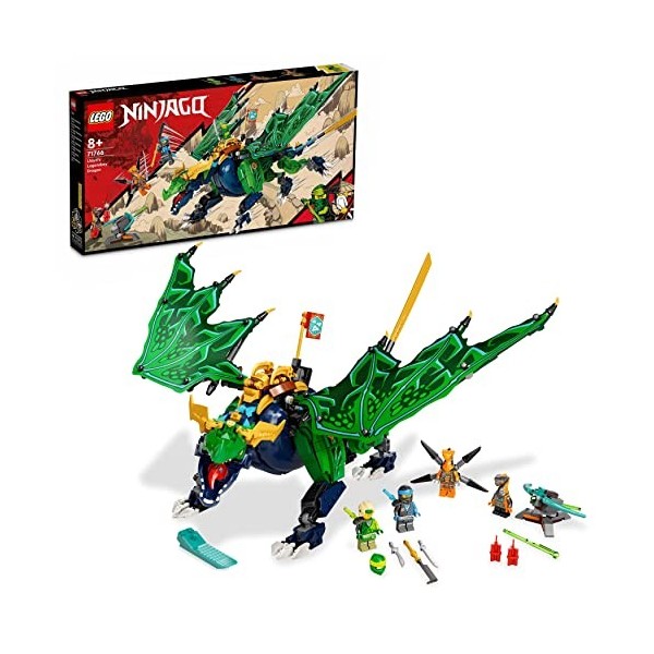 LEGO 71766 Ninjago Le Dragon Légendaire de Lloyd, Jouet avec Figurines Serpent, et 4 Minifigurines, Bannières de Mission à Co