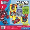 Clementoni - Mechanics Junior-Robots Construcciones Enfants, Multicolore, Taille Unique 55473 , Version espagnole