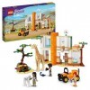 LEGO 41717 Friends Le Centre de Sauvetage de la Faune de Mia, Jouet danimaux de Safari avec Figurines de Zèbre, de Girafe, e