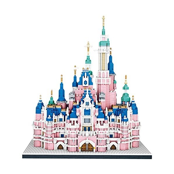 MOMAMOM Micro Mini Blocks Disney Castle Series Model Building Set, 6300 Pièces Mini Briques Jouet, Cadeau pour Adultes Et Enf