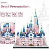 MOMAMOM Micro Mini Blocks Disney Castle Series Model Building Set, 6300 Pièces Mini Briques Jouet, Cadeau pour Adultes Et Enf