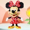 Minnie Mouse Diamond Building Blocks Micro 3D Modèle Disney Mickey Mouse Mini Bricks Figurines pour jouets danniversaire de