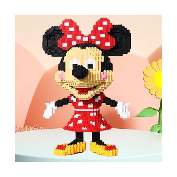 Minnie Mouse Diamond Building Blocks Micro 3D Modèle Disney Mickey Mouse Mini Bricks Figurines pour jouets danniversaire de