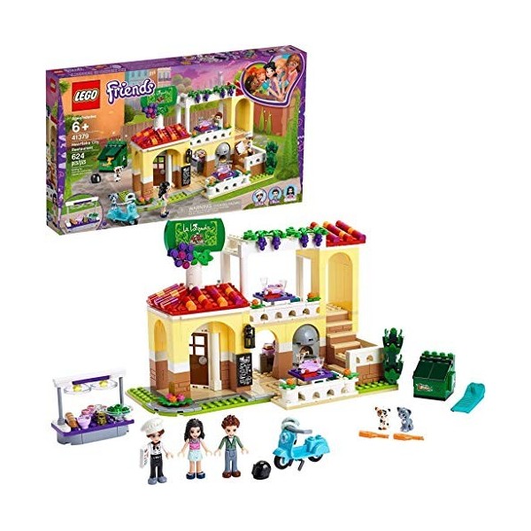 LEGO®-Friends Le restaurant de Heartlake City Jouet pour Fille et Garçon à Partir de 6 Ans et Plus, 624 Pièces 41379