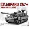 Modèle de char technique - 898 pièces - Char militaire léopard 2A7 - Kit de modélisation - Modèle de réservoir - Jouet de con