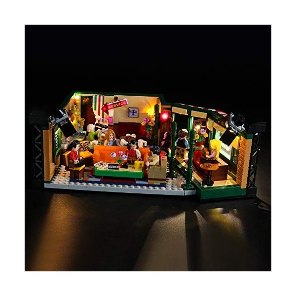 BRIKSMAX Kit de LED pour Lego Friends Central Perk,Compatible avec la Maquette Lego 21319, La Maquette de Construction nest 