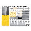 ERTY Kit de pièces de rechange techniques, 121 pièces, pièces techniques, plaques, boulons, briques de serrage compatibles av