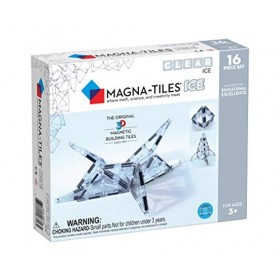 Magna Tiles - 16 stuks ICE - Magnetisch Constructiespeelgoed