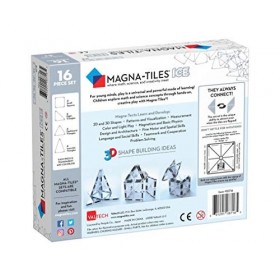 Magna Tiles - 16 stuks ICE - Magnetisch Constructiespeelgoed