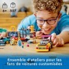 LEGO 60389 City Le Garage De Customisation, Jouet avec 2 Voitures, Atelier Automobile Et 4 Minifigurines, Idée Cadeau Enfants