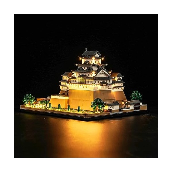 Ensemble de lumière LED pour Lego 21060 Architecture Le château de Himeji Pas de Lego , Ensemble déclairage de décoration p