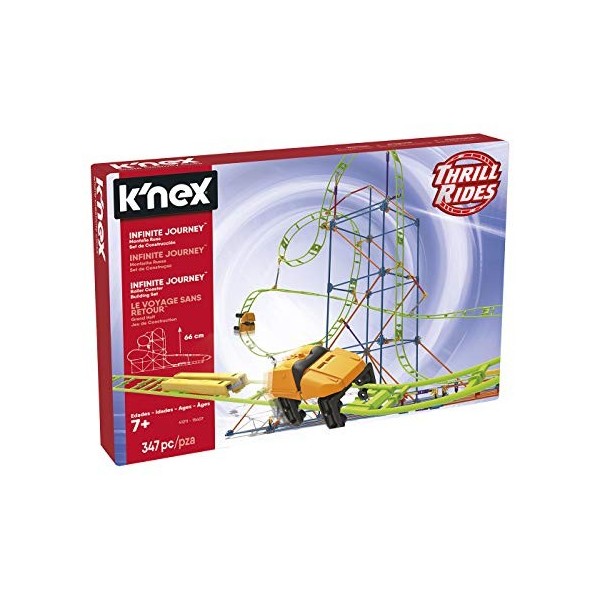 Knex – 41211-15407 - Voyage Infini, Montagnes Russes, Jeu De Construction, 347 pièces