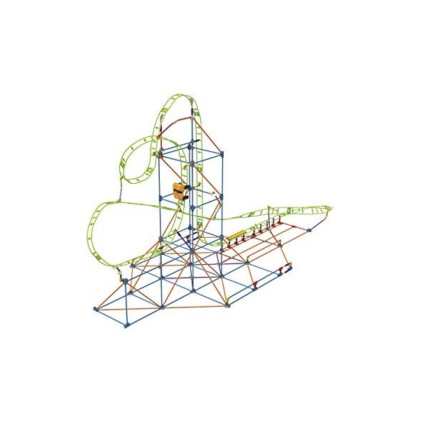 Knex – 41211-15407 - Voyage Infini, Montagnes Russes, Jeu De Construction, 347 pièces