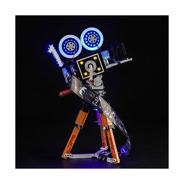 Version avec kit déclairage pour Appareil Photo Lego Lego – Hommage à Walt Disney Nicht Lego , Ensemble déclairage LED pou