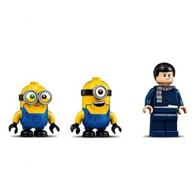 LEGO 75549 Minions Unstoppable Bike Chase Jouet de Construction avec Les Figurines Gru, Bob et Stuart Minion, Idée de Cadeau 