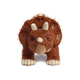 Dinosaur Roar The World of Dinosaur Stomp The Triceratops Soft Toy, 61233, Brown, Cuddly Toy for Children