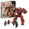 LEGO Marvel 76247 Hulkbuster : La Bataille du Wakanda Figurine, Jouet à Construire avec Minifigurine Hulk Bruce Banner, Aveng