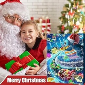 Calendrier de lAvent de Noël 2023,Calendrier du Compte à Rebours de Noël pour Enfants et Adultes,24 Figurines delfe de Dess