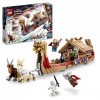 LEGO 76208 Marvel Le Drakkar de Thor, Jouet à Construire de Bateau avec Minifigurines Avengers et Stormbreaker, pour Enfants 