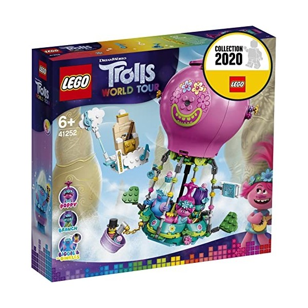 LEGO 41252 Trolls Les Aventures en montgolfière de Poppy