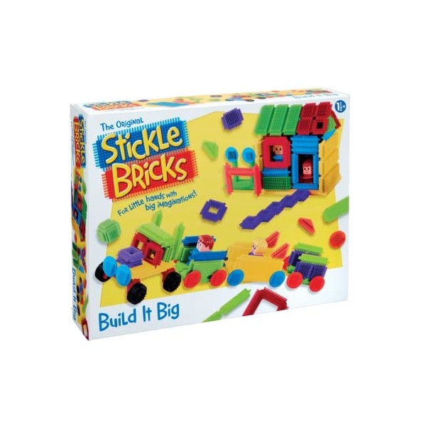 Stickle Bricks Build It Big Box, Simple, TCK02100, Multicolor