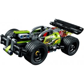 LEGO®-Technic TOUT FEU ! Voiture de course, Jeu Garçon et Fille 7 Ans et Plus, Jeu de Construction, 135 Pièces 42072