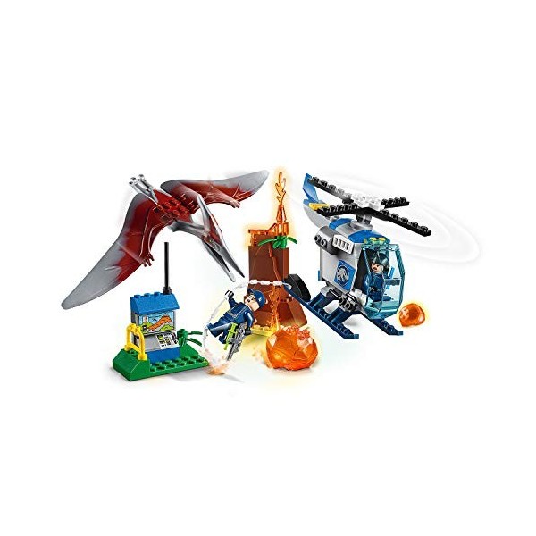 LEGO Juniors Jurassic World - La Fuite du Ptéranodon - 10756 - Jeu de Construction, Multicolore