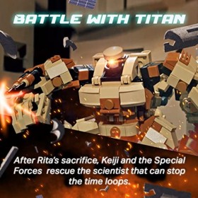 MyBuild Mecha Frame Titan Jouet Ensemble de Construction Robot Mech Kit de Construction Militaire articulé Action modèle Mech